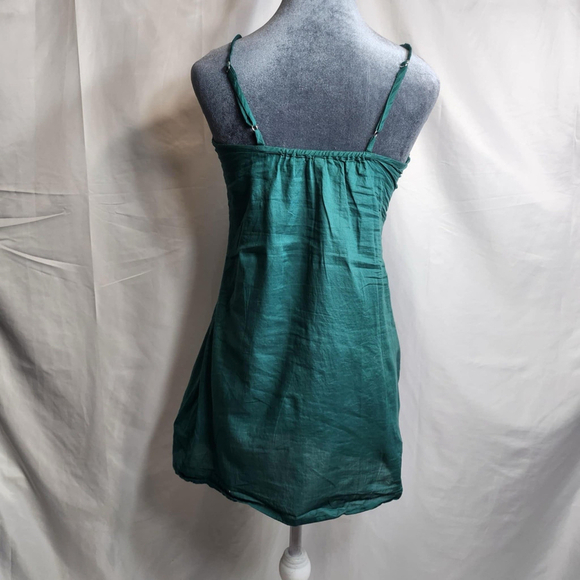 DRA Los Angeles  Dress Size XS Green Color Autumn Maxi Dress Boho  Cottagecore - Picture 10 of 14